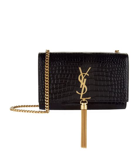 monogram kate ysl tassle|KATE SMALL TASSEL IN CROCODILE.